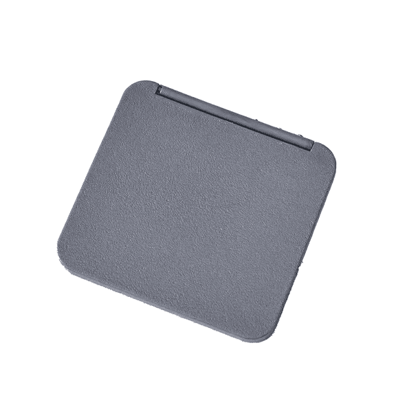 RAGUPEL Travel Mirror,Protective Folding Design Versatile Pocket Mirror,Lightweight Makeup Handheld Mirror,Gray