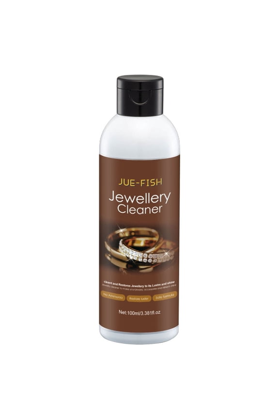 Ultrasonic Jewelry Cleaner Solution(100Ml Per Bottle)| Ultrasonic Cleaner Solution for Diamond,Gold,Silver,Gemstones Concentrated Jewelry Cleaner for Sonic