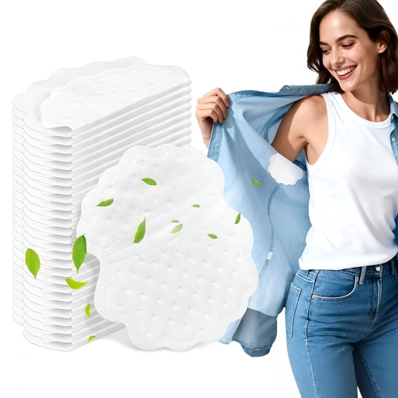 RAGUPEL Underarm Sweat Pads - 100 Pack (50 Pairs) Armpit Pads for Women and Men,Disposable Sweat Protection Underarm Fight Hyperhidrosis Non Visible,Comfortable Unflavored