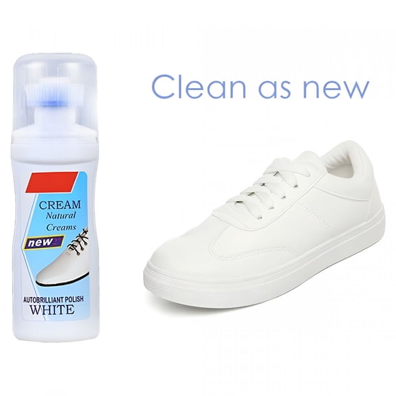 RAGUPEL White Shoe Cleaner, White Sneaker Cleaner, All White Shoe Polish, White Shoe Cleaner Works On Leather, Canvas, Athletic, Lining, All White Sneaker Cleaner