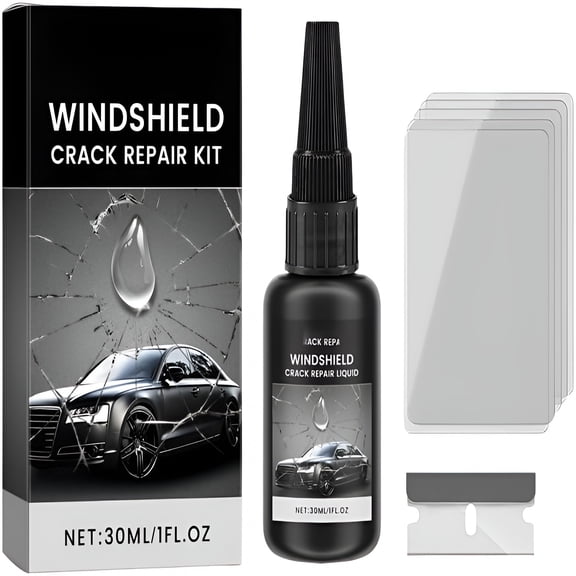 RAGUPEL Windshield Crack Repair Kit,Windshield Repair Liquid for Cracks,Car Window Repair Kit for Glasses