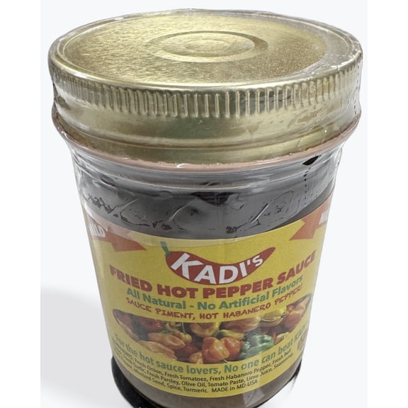 RAHAMA - KADIS Shito Fried Hot Pepper Sauce Mild All Natural No Artificial Flavors