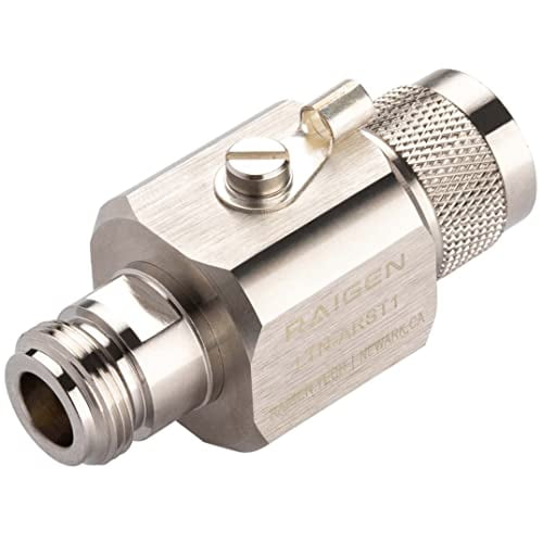 Raigen RAIGEN Lightning Arrestor for N-Type Male to N-Type Female Antennas ...