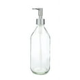 thumbnail image 1 of RAIL19 Vintage Inspired Glass Soap Dispenser w/ Chrome Rustic Pump, 1 of 4