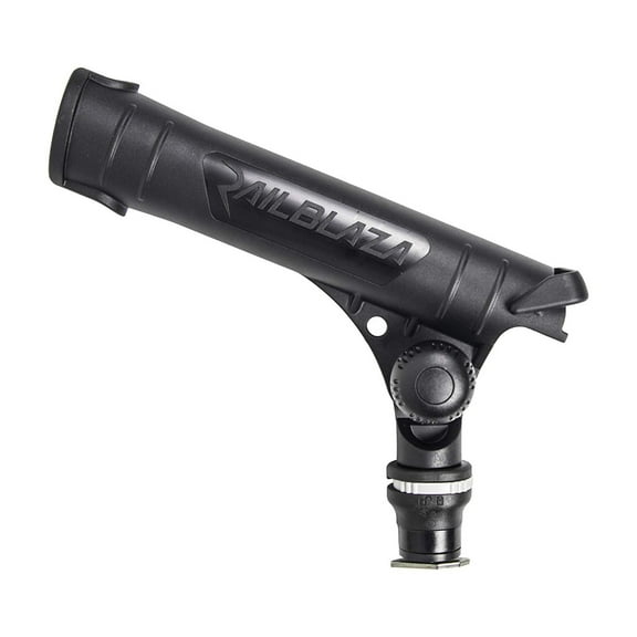 RAILBLAZA Kayak Rod Holder Tube with MiniPort Track Mount Base for Baitcasting, Spinning and Conventional Reels