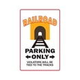 thumbnail image 1 of RAILROAD Sign conductor engineer rwu union pacific workers train | Indoor/Outdoor | 12" Tall, 1 of 4
