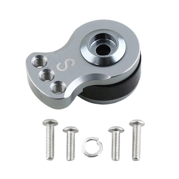 RAIN 1/10 RC Car Servo Saver with Screws Gasket Kit 3/5 Holes Remote Control Crawler Car 25T Aluminum Adjustable Hi Torque Servo Saver Replacement