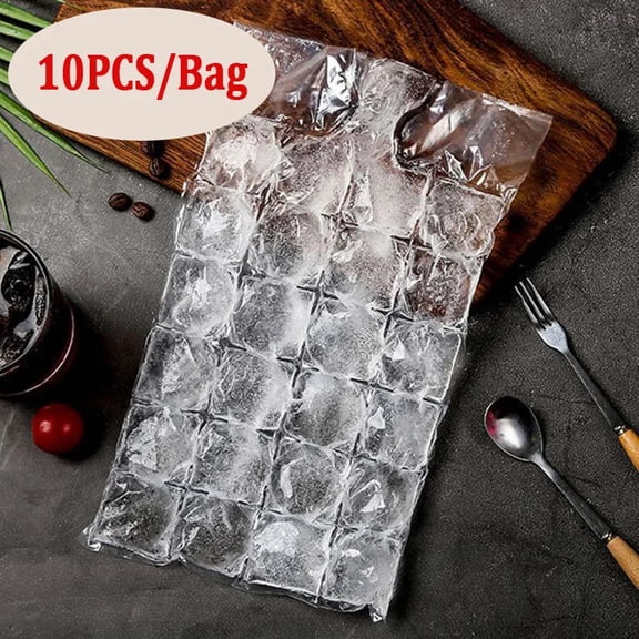 RAIN 10pcs Ice Mould Disposable Portable Ice Cube Bags Transparent Faster Freezing Kitchen Gadgets Ice Cube Maker