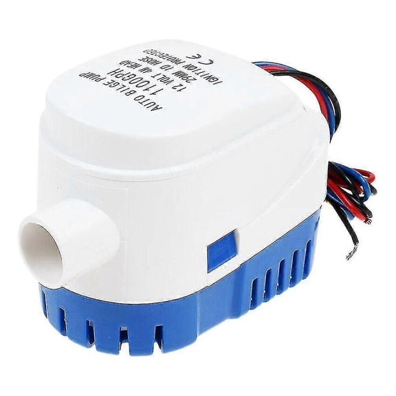 12v 1100gph Boat Automatic Bilge Water Pump Rv Auto Submersible Pump