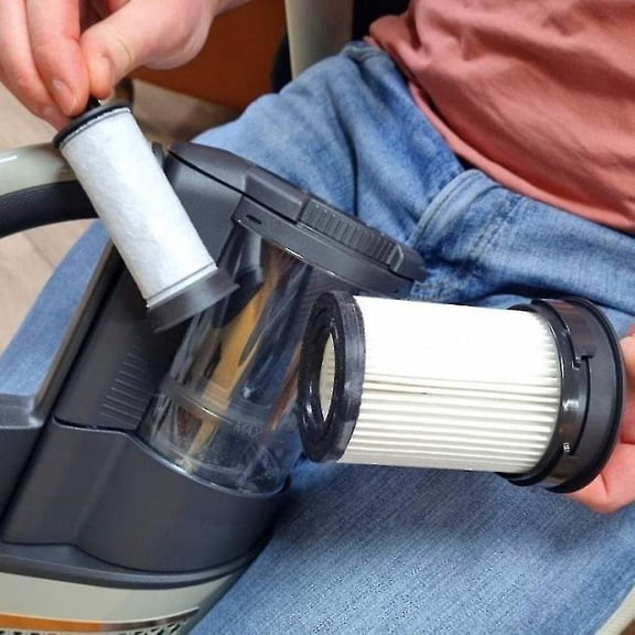 2 Pcs Replacement Parts Hepa Filters Compatible For Triflex Hx1 Bagless Stick Vacuum Cleaner Accessories