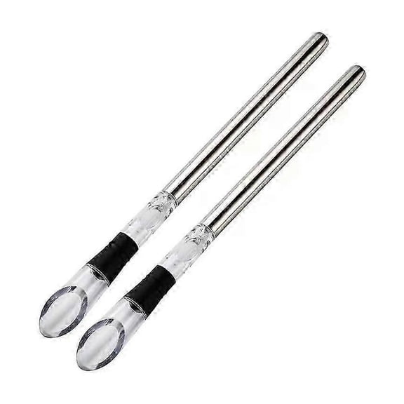 RAIN 2PCS Wine Cooler Wine Bottle Chiller Stainless Steel Wine Chiller Stick Wine Decanter with Wine Aer