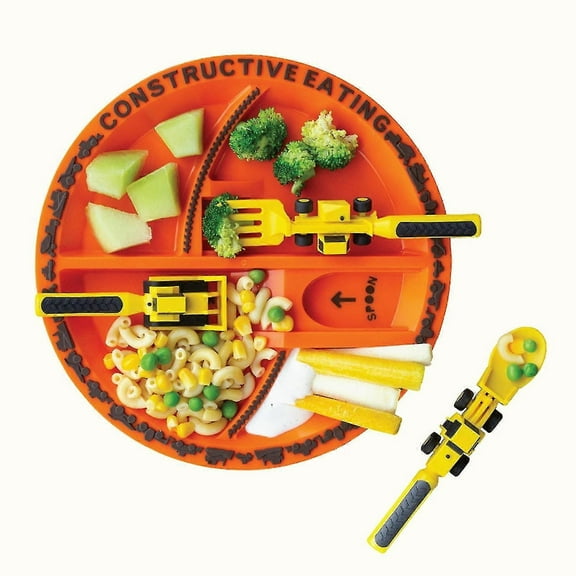RAIN 3Pcs Creative Kids Dining Tool Set PP Spoon Fork Portable Car Cutlery