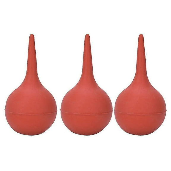 3pcs 90ml Ear Washing Ball Squeeze Blowing Rubber Suction Bulb Laboratory Tool3pcs 90ml