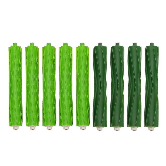 RAIN 4 Set of Multi-Surface Rubber Brush Rollers for iRobot Roomba I&E Series i7 i7+i8 i8+/Plus E5 E6 E7 Robot Vacuum Cleaner