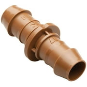 RAIN BIRD BC50-4PS2 Coupling,1/2 In. Tubing,Brn,Plastic,PK4