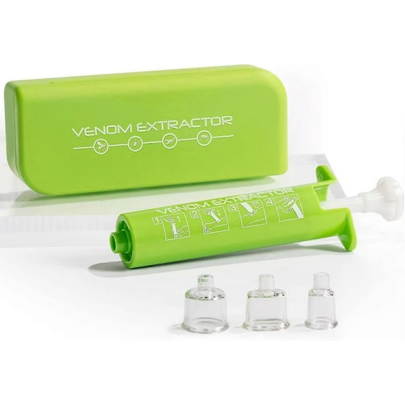 Bites Relief Suction Tool, Venom Extractor Suction Pump, Snake Bite Kit, Survival Kits, Poison Remover Bite And Sting First Aid For Hiking