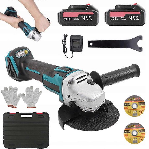 RAIN Brushless Angle Grinder 21v 125mm + 2 Aku 4000mah