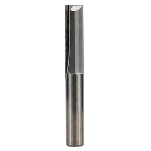 Heavy Duty CNC Router Bits 6mm Shank CNC Bit End Mill Straight Cutter Wood Tool for CNC Milling Engraver Carving Bits Silver 6*526*22Silver