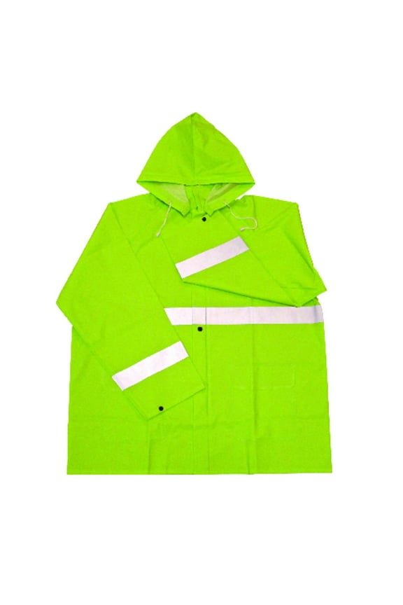RAIN JCKT GRN LG 35MIL (Pack of 1)