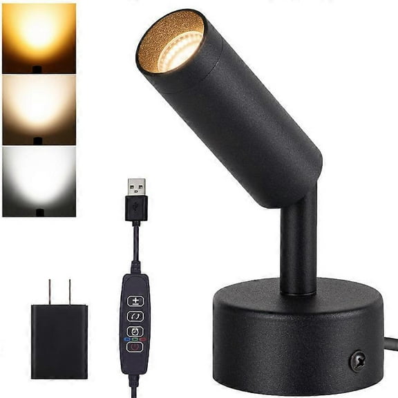 RAIN LED Spot Light Indoor Up Lights Dimmable Indoor Spotlight 5W Floor Spot Light Accent Light for Plant Wall Art 3 Color Lighting