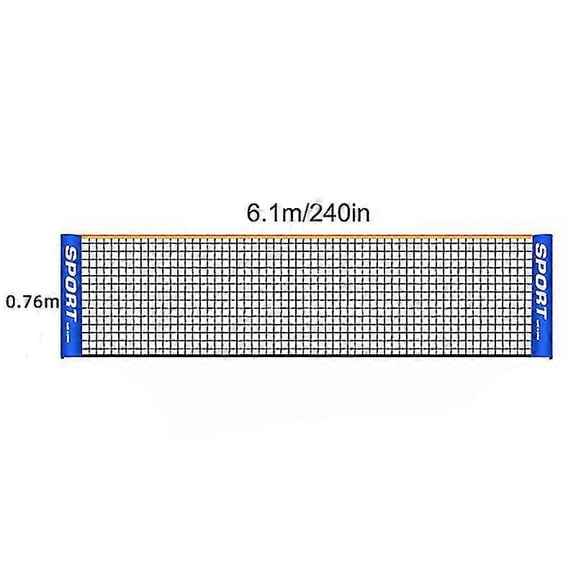 Portable Folding Standard Professional Badminton Net Indoor Outdoor Sports Net6.1m