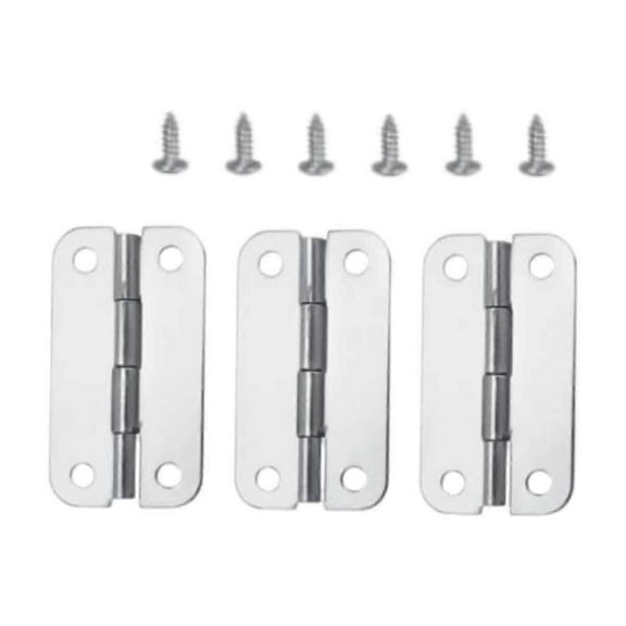 RAIN Reinforced Cooler Hinges, Igloo Ice Chests Universal Fit Stainless Steel Hinges Replacement Set, Rust Resistant For Long Lasting Use, Easy Install On