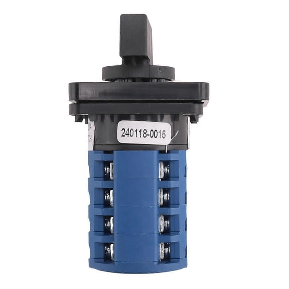 RAIN Rotary Switch On-Off-on 3 Position 4 Phases 20A 500V Double Speed Motor Switch Small Plate Changeove