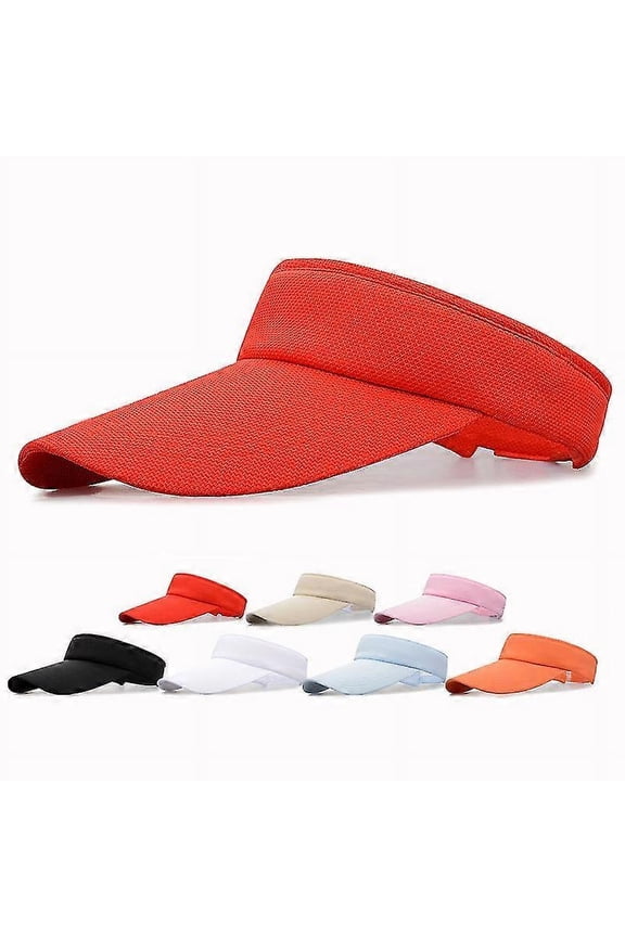 Sports Visor Sun Hat, Men Women Classic Open Top Adjustable Headband Baseball Caps