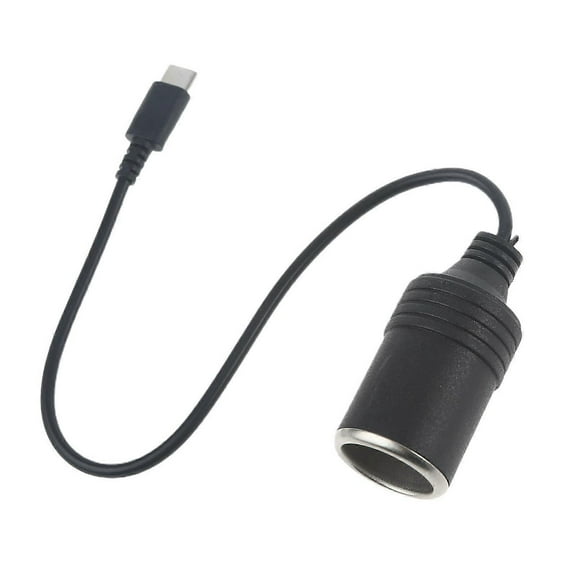 RAIN USB C PD to 12V 60W Car Cigarette-Lighter Socket Female Converter Adapter Cord for Car Charger Car Vacuum Cleaner