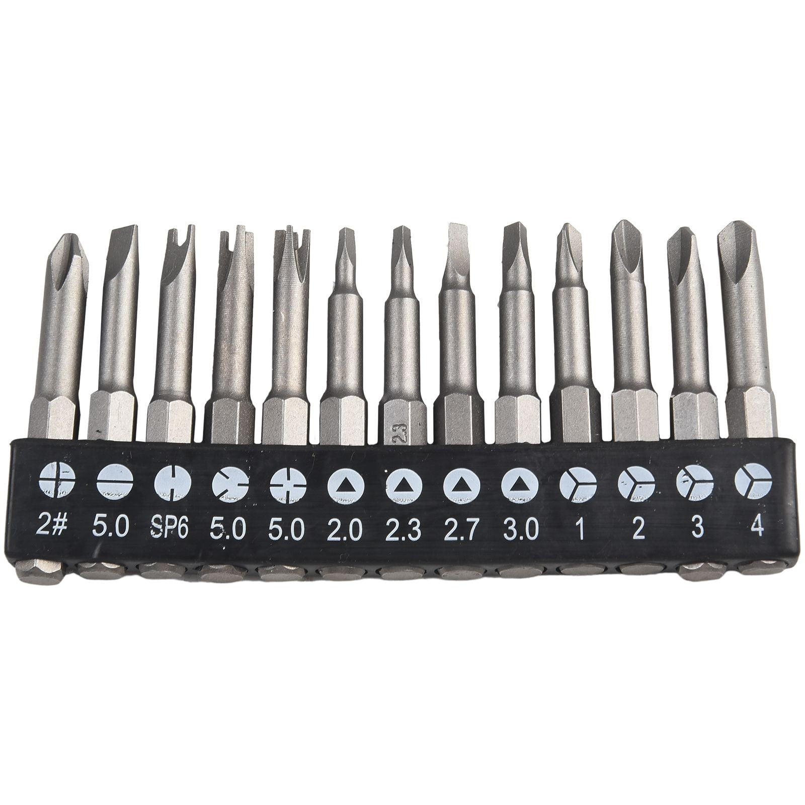 Rectangle Screwdriver Bit RAINB 13Pcs Special-Shaped Screwdriver Set Ph2 U Y Shape Triangle 50Mm ...