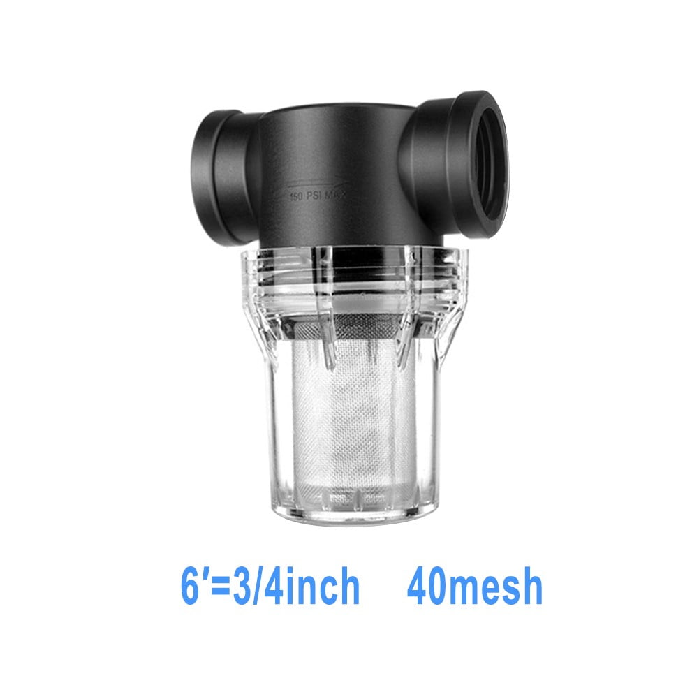 RAINB 40 80Mesh Inline Mesh Strainer Water Pump Filter Screen Garden