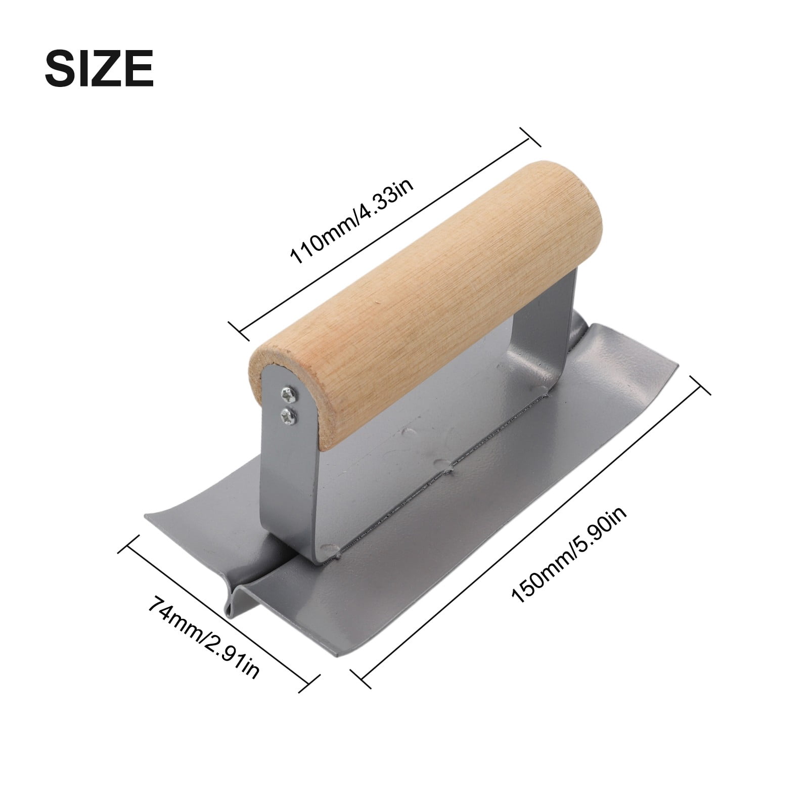 2Pcs Wall Corner Tool Set Stainless Steel External Corner Trowel 2Pcs Wall Corner Tool Set Stainless Steel External Corner Trowel
