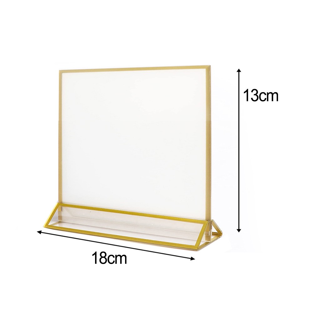 RAINB Acrylic Phnom Penh Table Card Wedding Number Plate Menu Stand Table Card