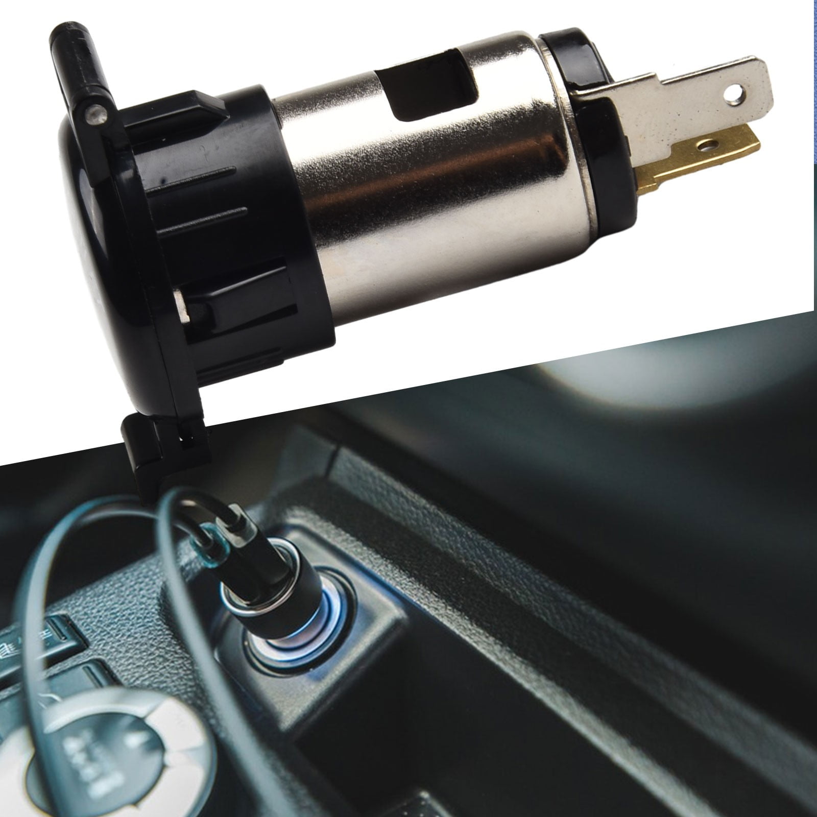 RAINB Car Accessories Car 10A Female Socket Power Plug with Waterproof ...