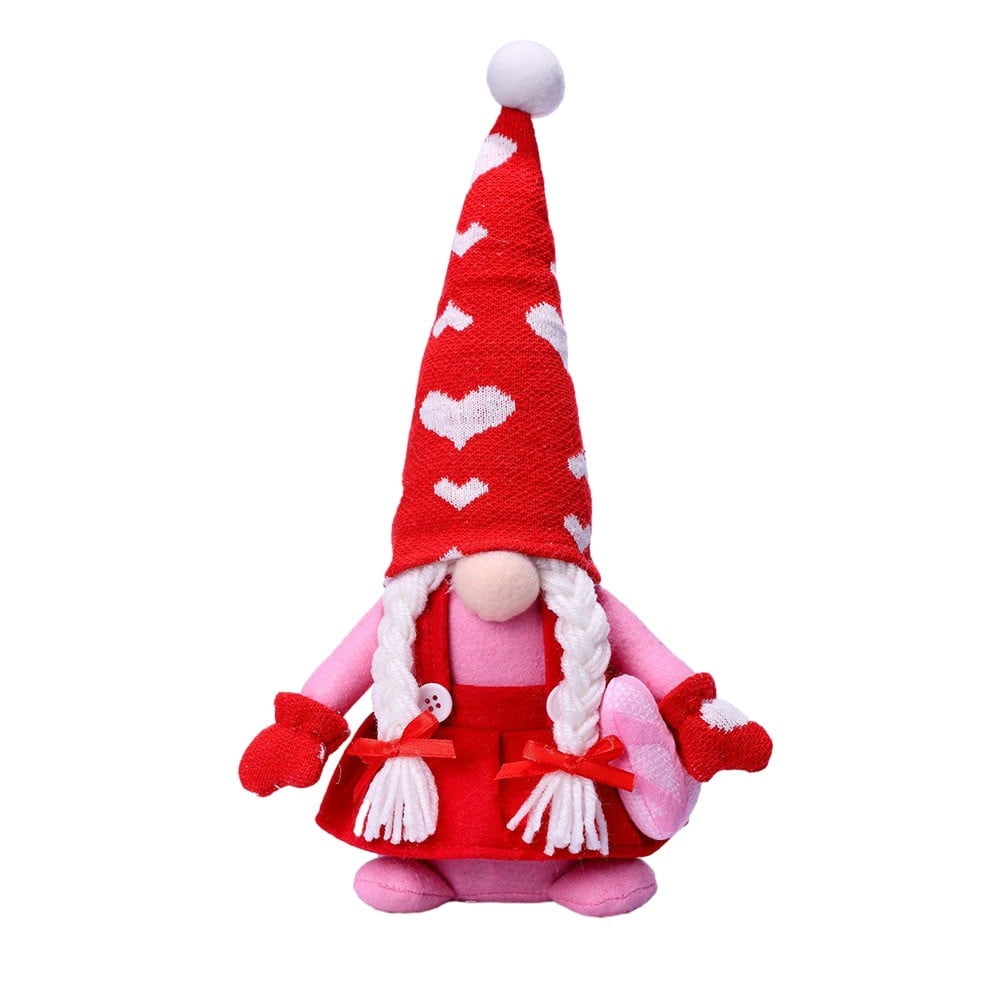 RAINB Romantic Valentine Gnomes Plush Sweet Doll Table Decor Ornament ...