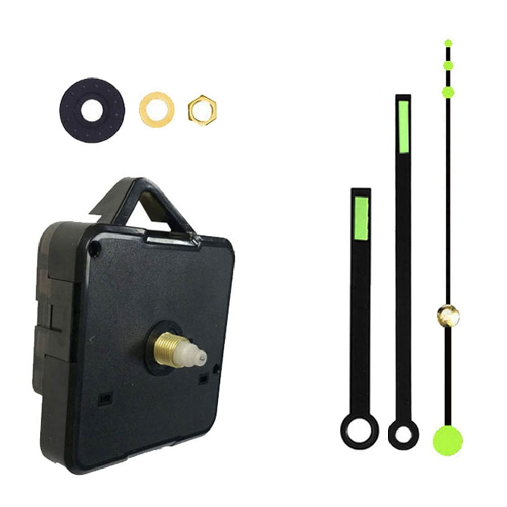 RAINB Silent Quartz Clock Mechanism Kit Long Shaft Fluorescence Clock