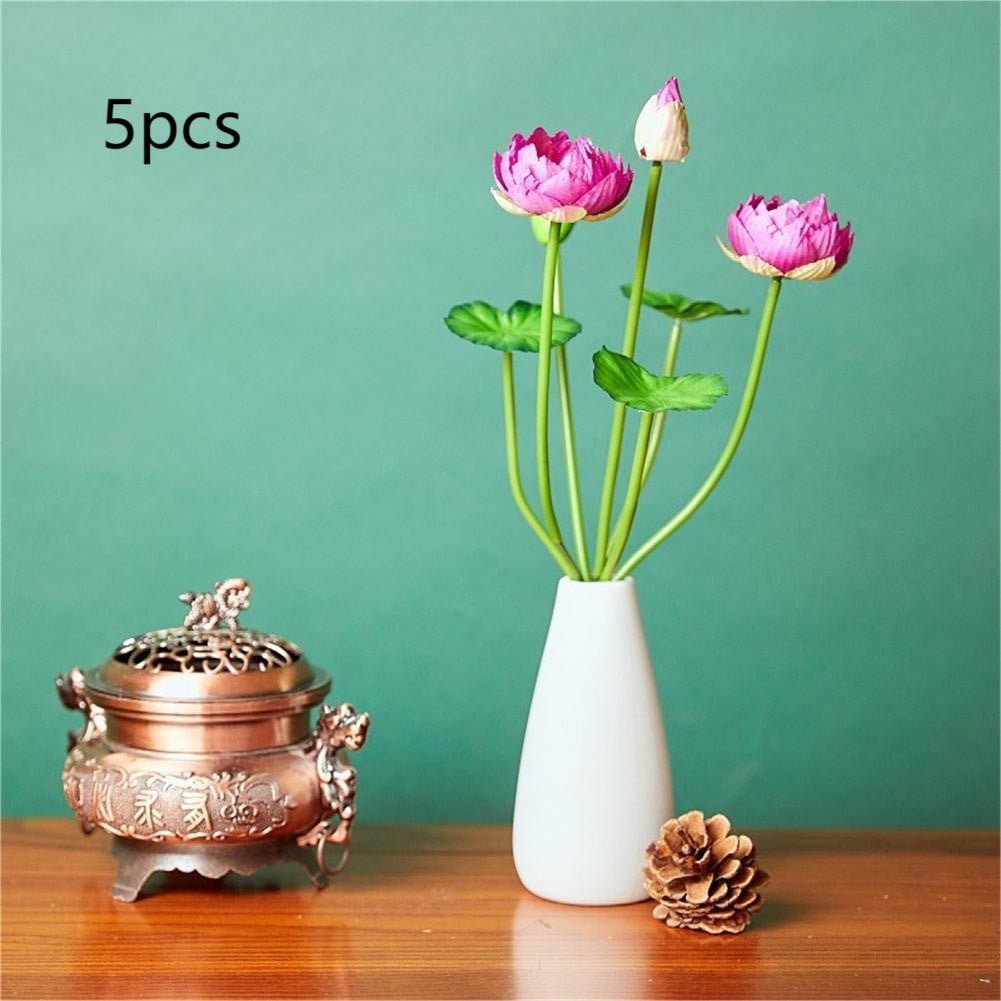 RAINB Simulated Small Lotus Small Water Lily Fake Flower Home Fresh