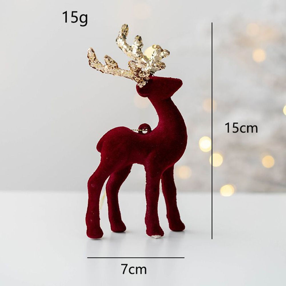 RAINB Simulation Reindeer Figurine Christmas Deer Xmas Table