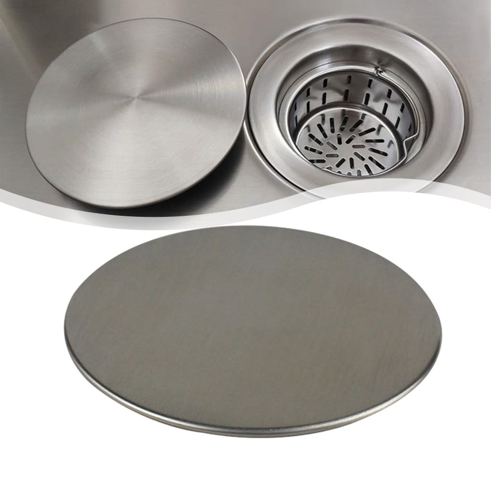 RAINB Stainless Steel Sink Strainer Cover Drainer Lid Garbage Disposal