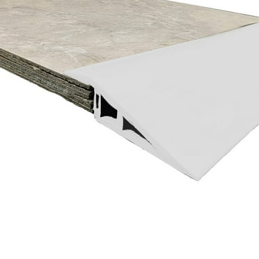 RAINB Weather Stripping Door Seal Door Draft Stopper Floor Transition Stripflat Laminate Floor Cover Strip 1M White