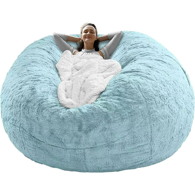 RAINBEAN Bean Bag Bed Chair Sofa Cover, (Cover only,No Filler) Plush
