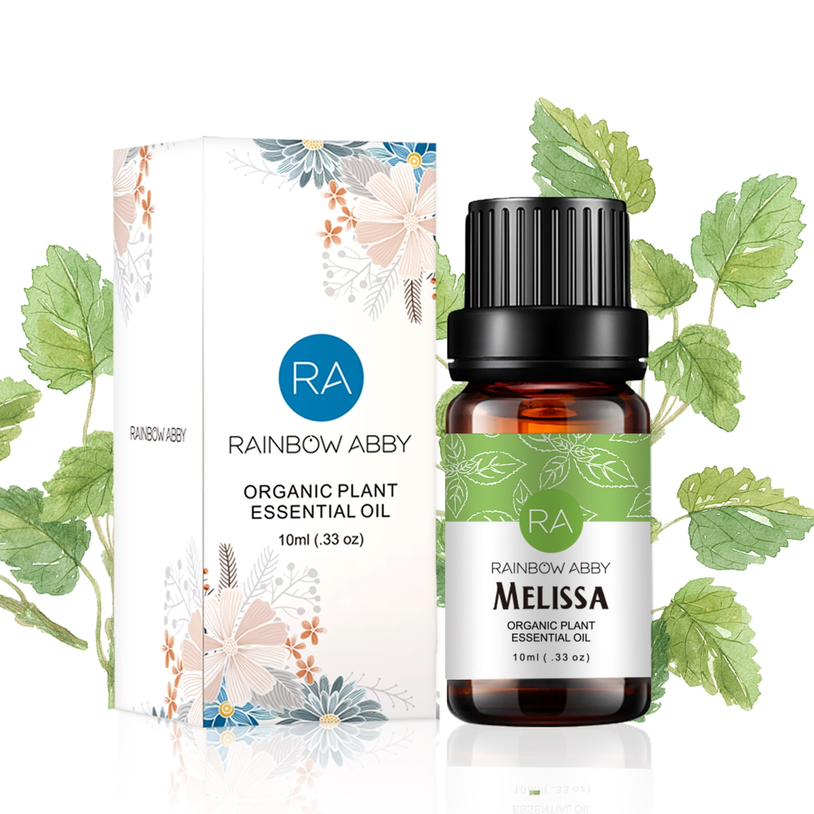 RAINBOW ABBY Melissa Essential Oil,100% Pure Oil for Diffuser, Massage - 10ml