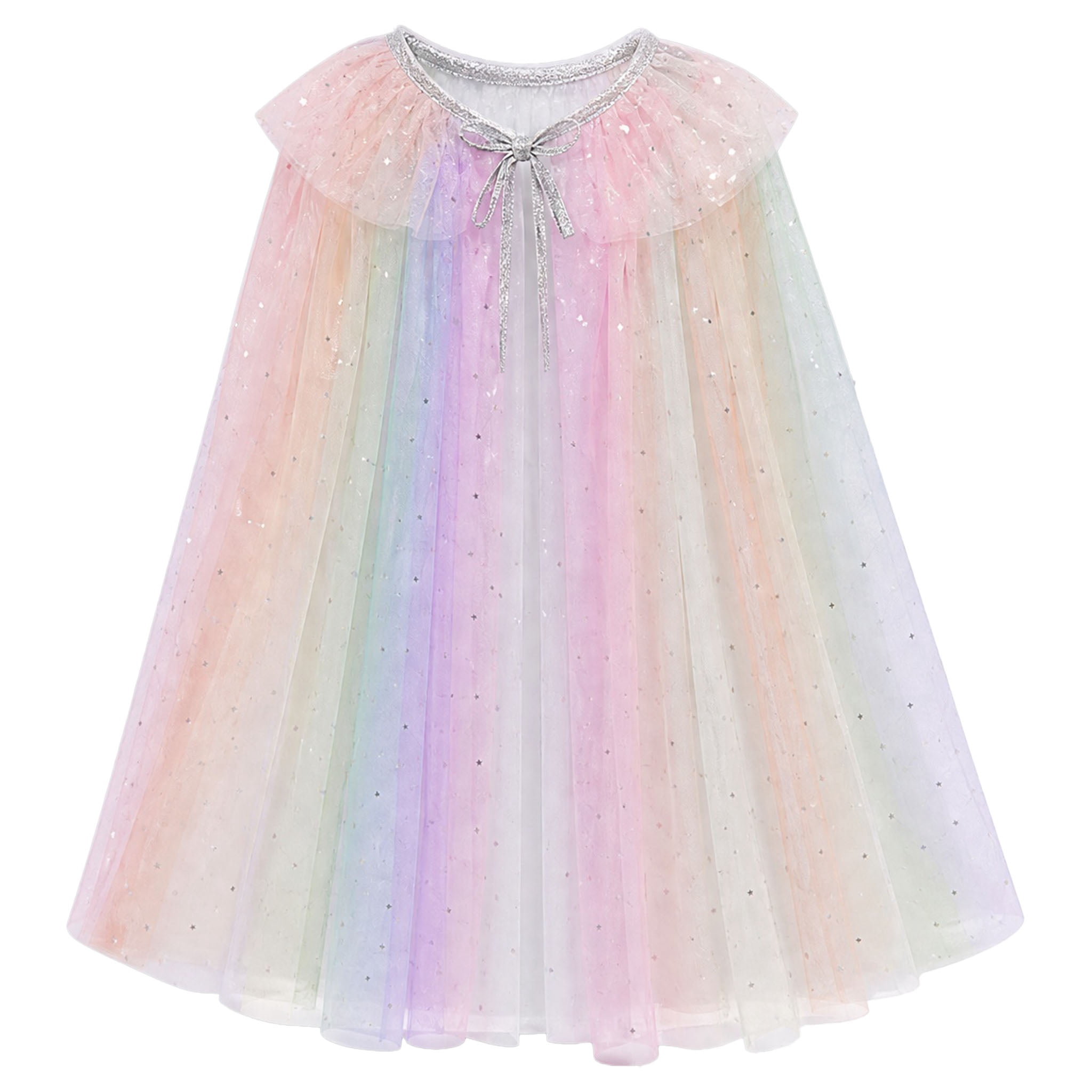 Rainbow Cape Costume Accessory for Children, Multicolor, One Size, Halloween by Way To Celebrate