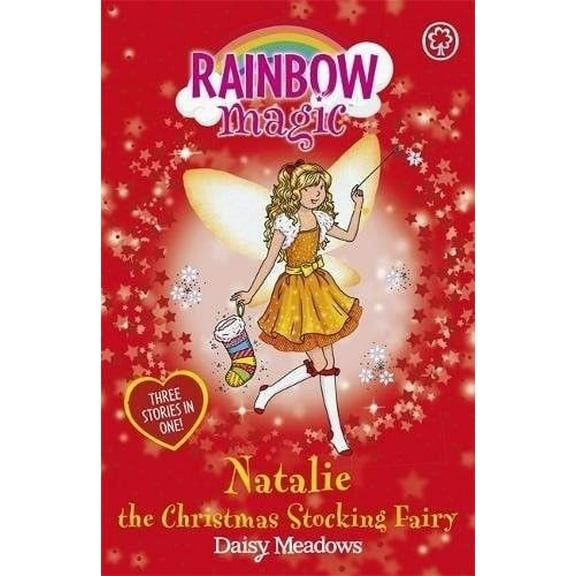 Pre-Owned RAINBOW MAGIC "NATALIE" The Christmas Stocking Fairy - (Three Stories in one) Paperback