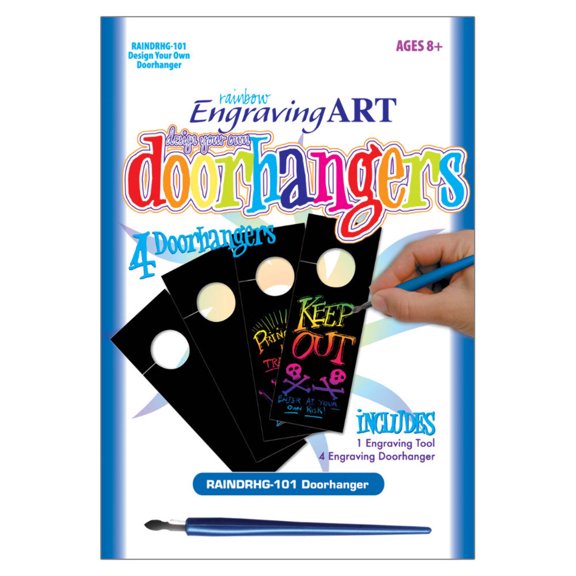Royal & Langnickel Engraving Art Design Your Own Doorhangers - 5pc