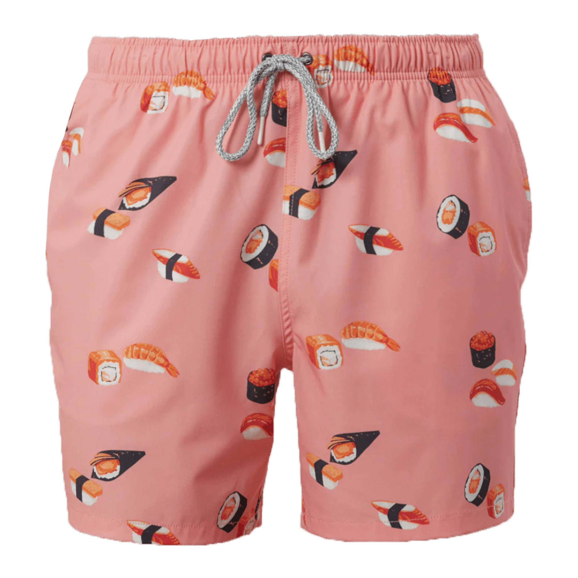 RAINFOREST Rock And Roll Print Swim Trunk (Sushi, Large)