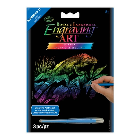RAINMIN Series | Engraving Art™ 5" x 7" Rainbow Foil Projects