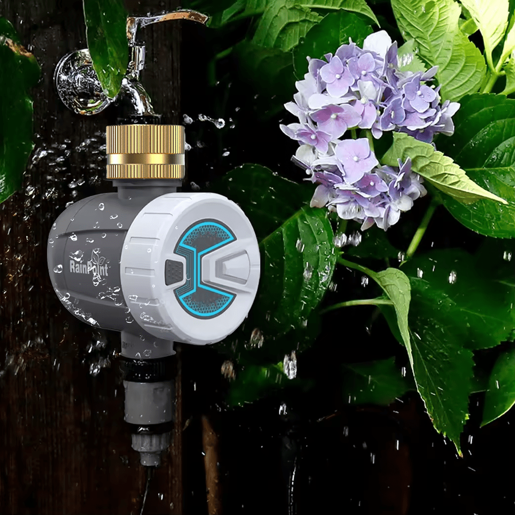 RAINPOINT Bluetooth Sprinkler Timer Garden Auto Smart ose Water Timer ...