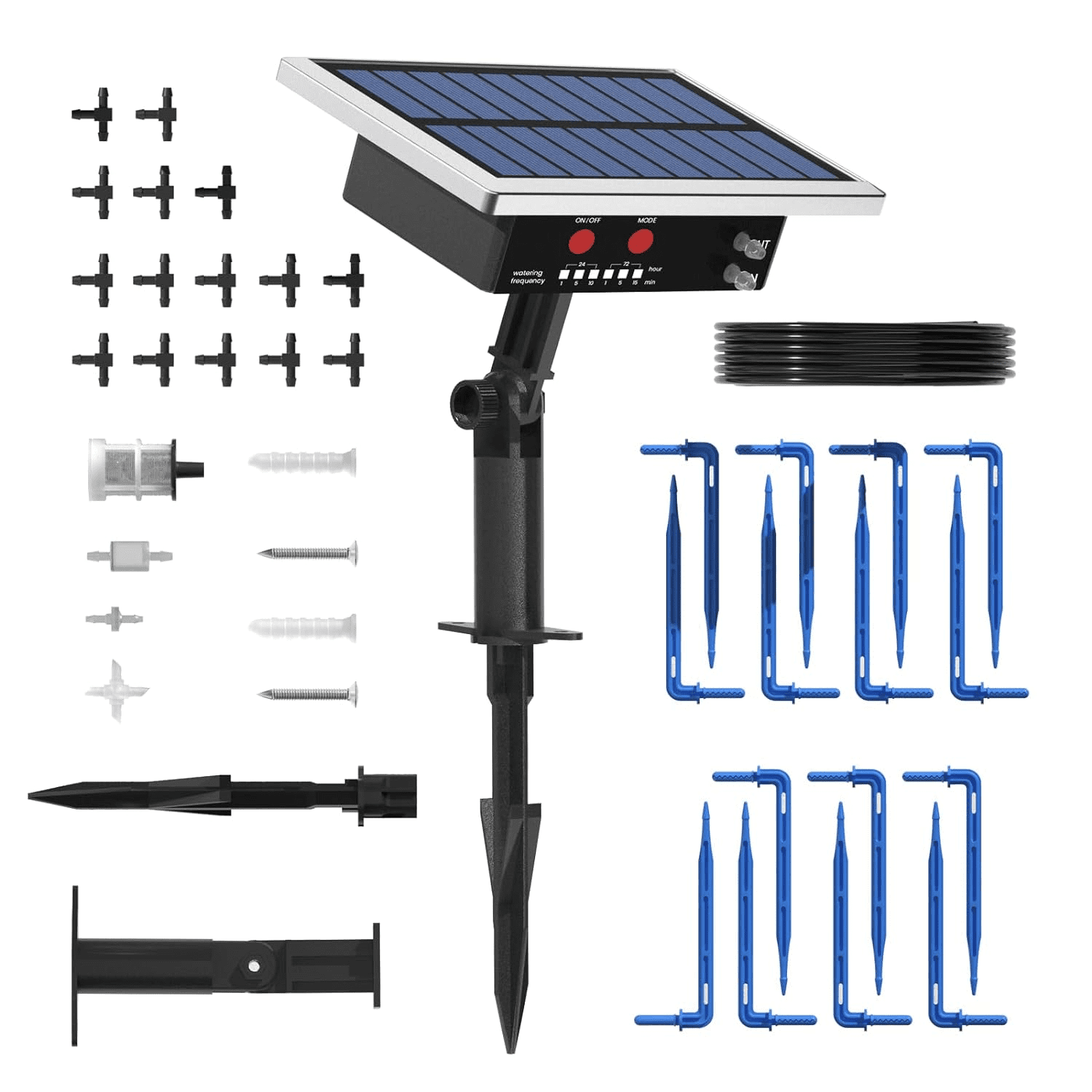 Solar Drip Irrigation System, Automatic Drip Irrigation Kit With 100% ...