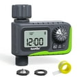 thumbnail image 1 of RainPoint Sprinkler Timer Greenhouse Irrigation ITV105 Hose Faucet Timer Garden Yard Watering, Green, 1 of 13